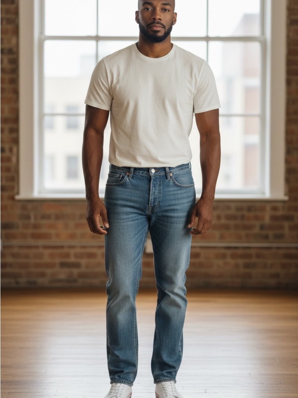 Classic Levi’s 501 men’s jeans featuring the iconic button fly